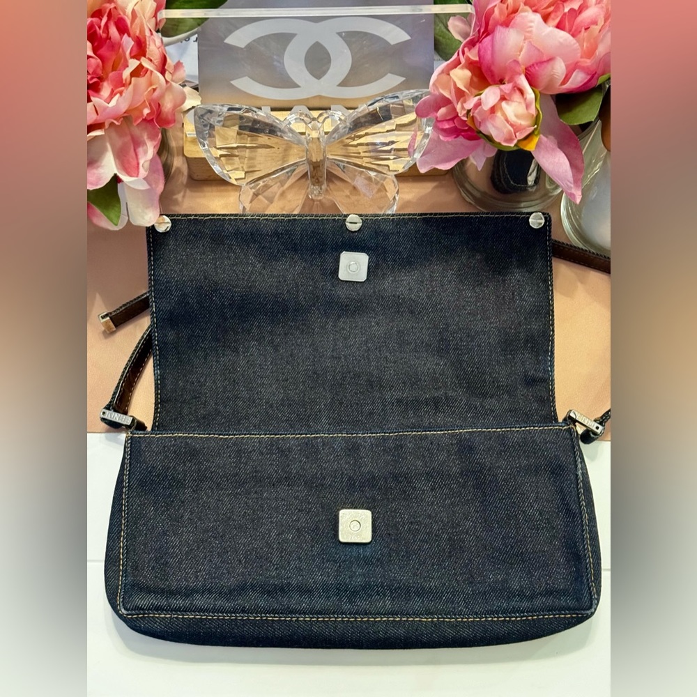 Fendi Denim Baguette - Picture 7 of 14